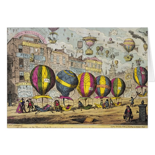 Cartão Cena as perspectivas elevadas na farsa ' (Frente Horizontal)