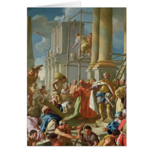 Cartão Cena clássica da construção