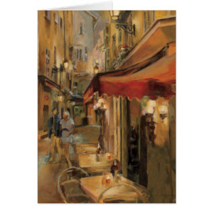 Cartão Cena da rua de Paris