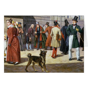 Cartão Cena da rua em Éstocolmo