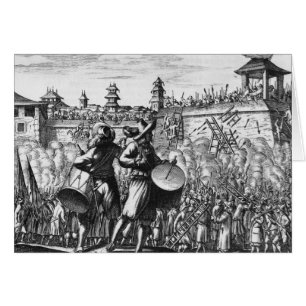 Cartão Cena de batalha