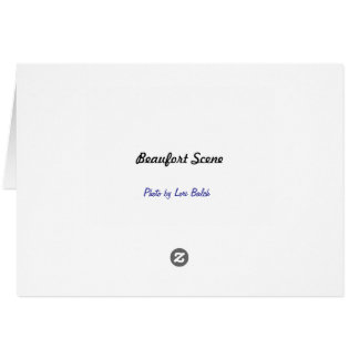 Cartão Cena de Beaufort