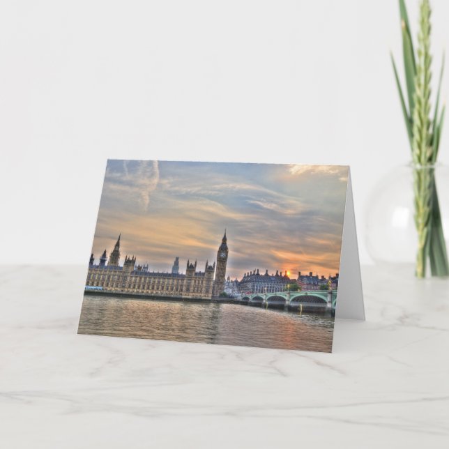 Cartão Cena de HDR Londres (Frente)