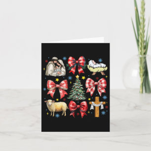 Cartão Cena de Natividade do Arco de Natal de Jesus Birth