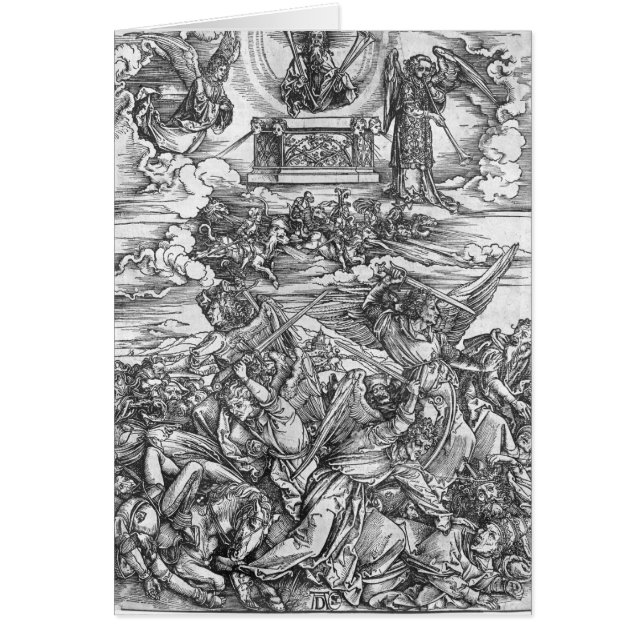 Cartão Cena do apocalipse (Frente)