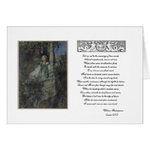 Cartão Cena do balcão com Juliet