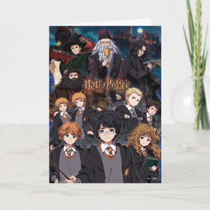 CARTÃO CENA DO CONJUNTO DE ANIME HARRY POTTER™