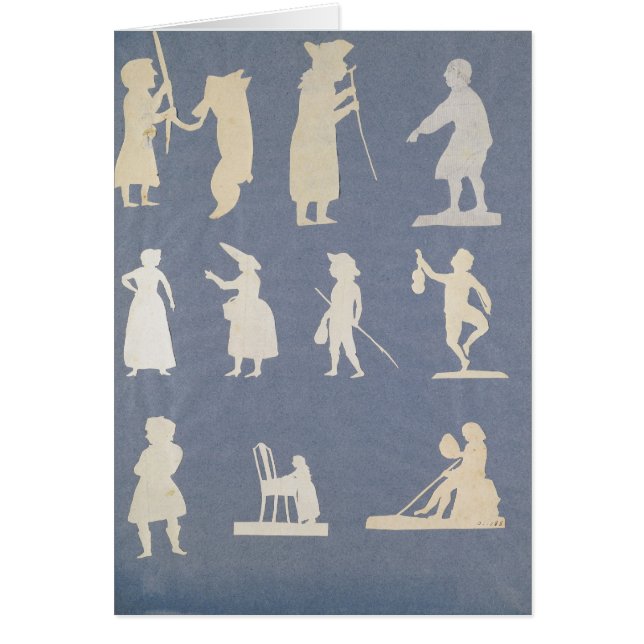 Cartão Cena do gênero (Frente)