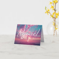 Cena do nascer da páscoa com Silhueta Cruzada