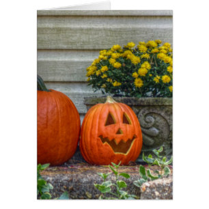 Cartão Cena do outono