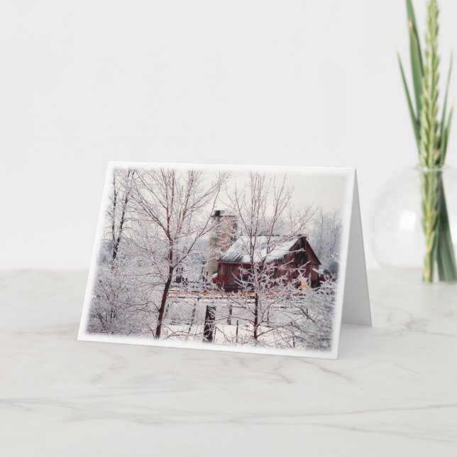 Cartão Cena frígido (Frente)