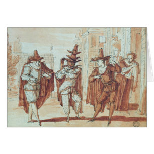 Cartão Cena teatral