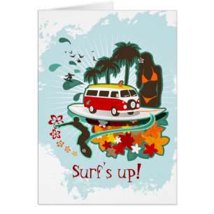 Cartão Cena tropical da praia