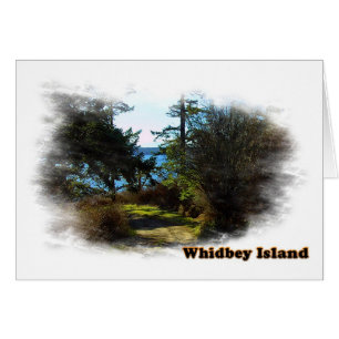 Cartão Cenário de Whidbey Island