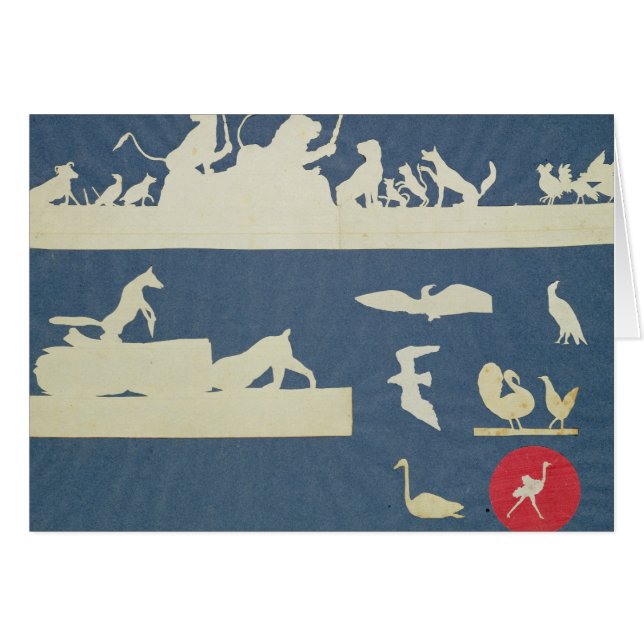 Cartão Cenas animais (Frente Horizontal)