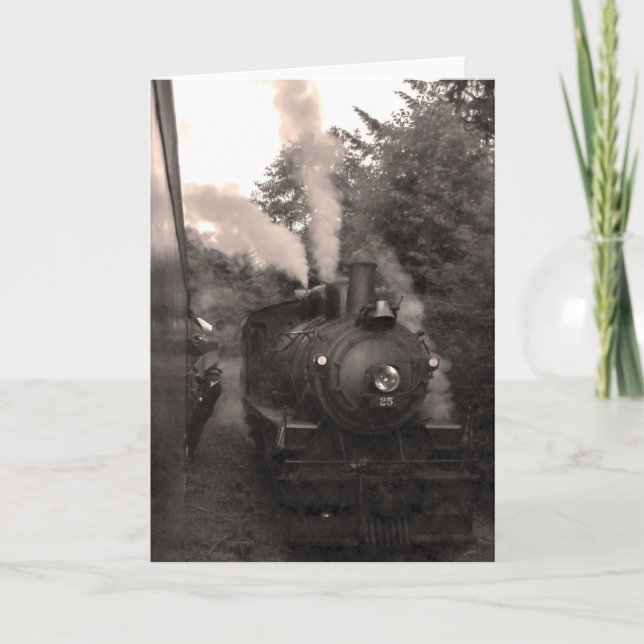 Cartão cénico da estrada de ferro da costa de (Frente)