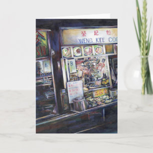 Cartão Cenosillicaphia Singapore Greeting Card