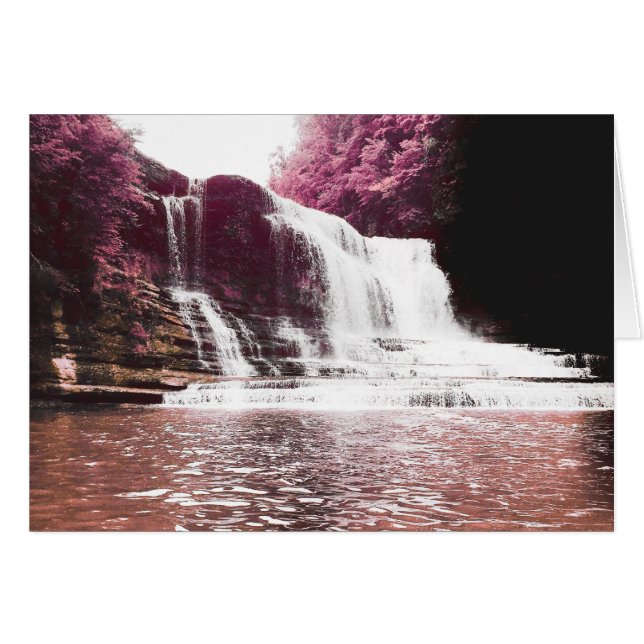 Cartão centavos cai (Frente horizontal)