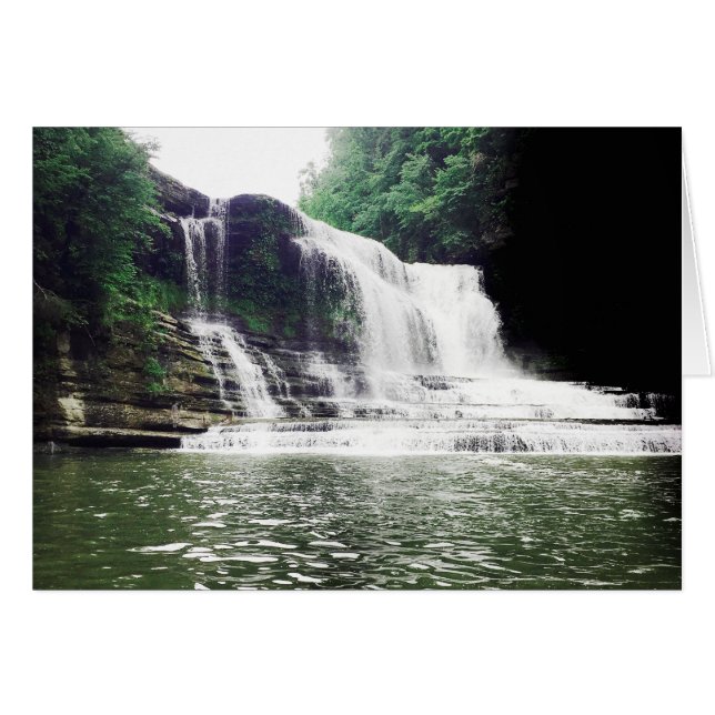 Cartão centavos cai (Frente Horizontal)