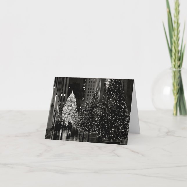 Cartão Center da árvore de Natal de Rockefeller (Frente)