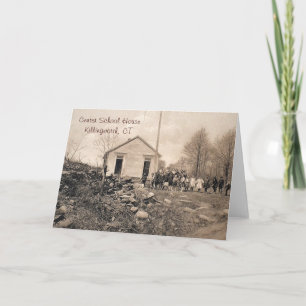 Cartão Center School House Greeting Card