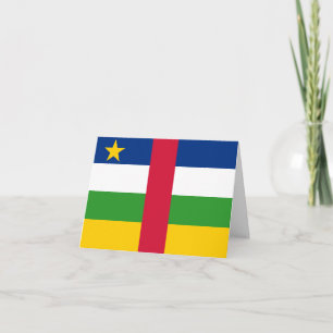 Cartão Central African Republic Flag