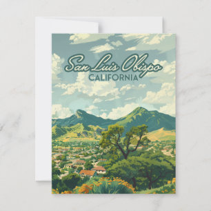 Cartão Central da Califórnia San Luis Obispo SLO