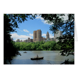 Cartão Central Park em Nova Iorque
