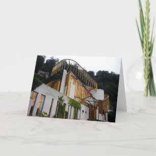 Cartão centro de artes de vaduz