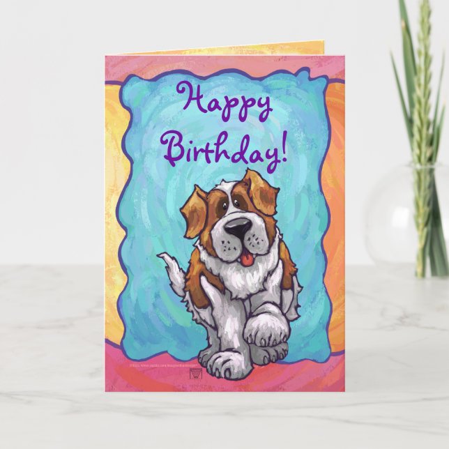 Cartão Centro do partido de St Bernard (Frente)