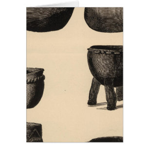 Cartão Cerâmica culinária de Zuni