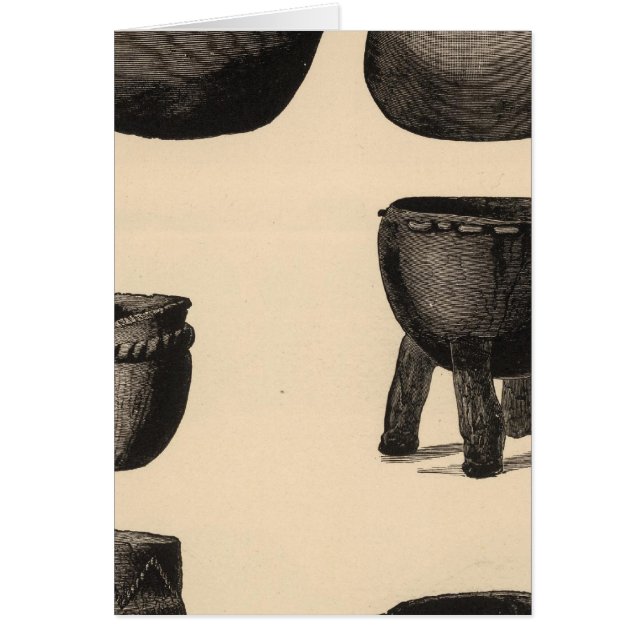 Cartão Cerâmica culinária de Zuni (Frente)