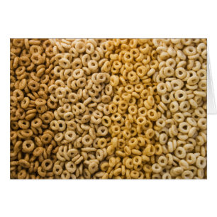 Cartão Cereal do café da manhã