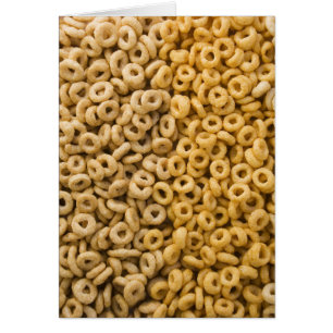 Cartão Cereal do café da manhã