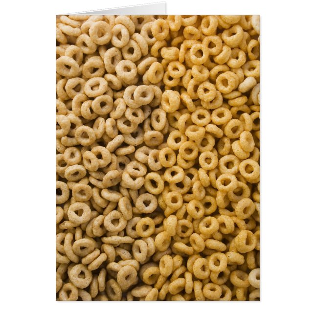 Cartão Cereal do café da manhã (Frente)