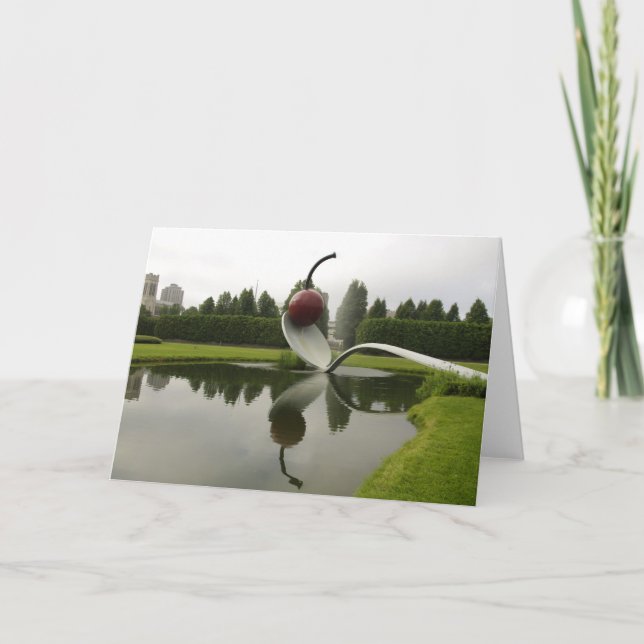 Cartão Cereja de Minnesota (Frente)