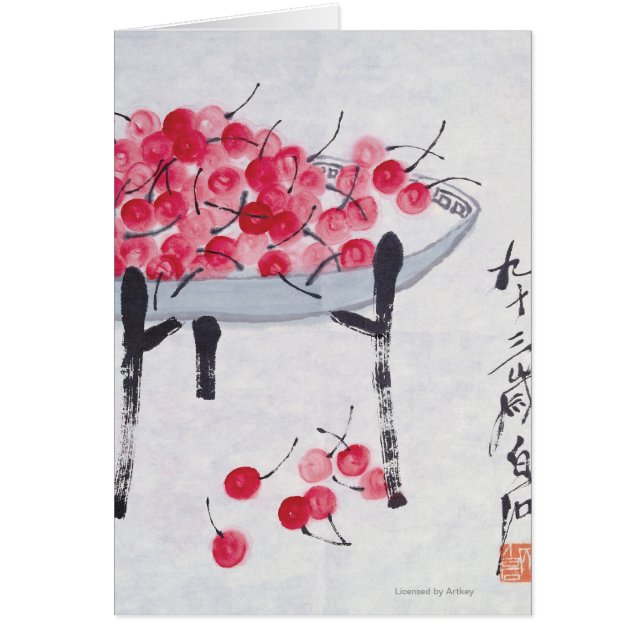 Cartão Cerejas (Frente)