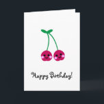 Cartão cerejas, feliz aniversario!<br><div class="desc">Cartão de aniversário bonito</div>