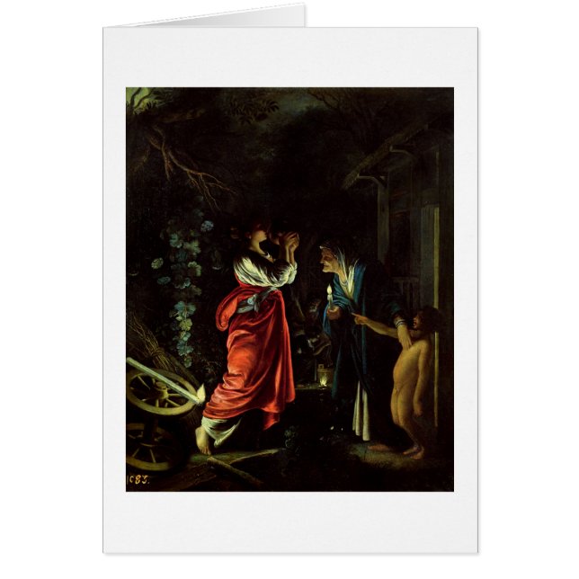 Cartão Ceres e Stellio (o óleo no cobre) (Frente)