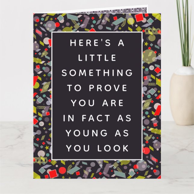 Cartão Certificado de Aniversário Engraçado (Frente)