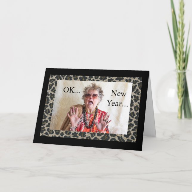 Cartão Certo Ano Novo, aqui está o que você precisa fazer (Frente)