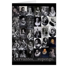 Cartão Cervantes, supongo