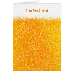 Cartão Cerveja colorida