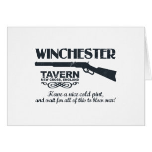 Cartão Cerveja de Winchester