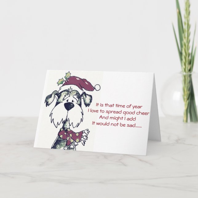 CARTÃO * CERVEJA* E TENHA NATAL * DE CERVEJA* (Frente)