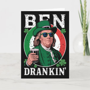 Cartão Cerveja Irlandesa Ben Drankin - Homens e Mulheres 