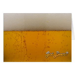 Cartão Cerveja obtida?