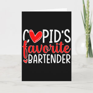 Cartão Cervejeiro Favorito do Cupido Corações Engraçados