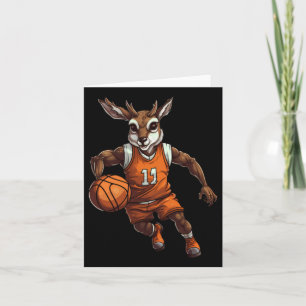 Cartão Cervo de Basquetebol 