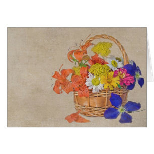 Cartão Cesta de Verão